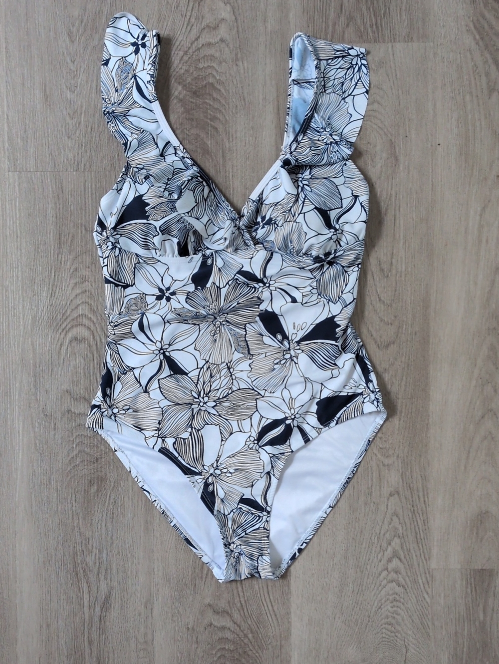 Stella Parker Blue Floral One Piece